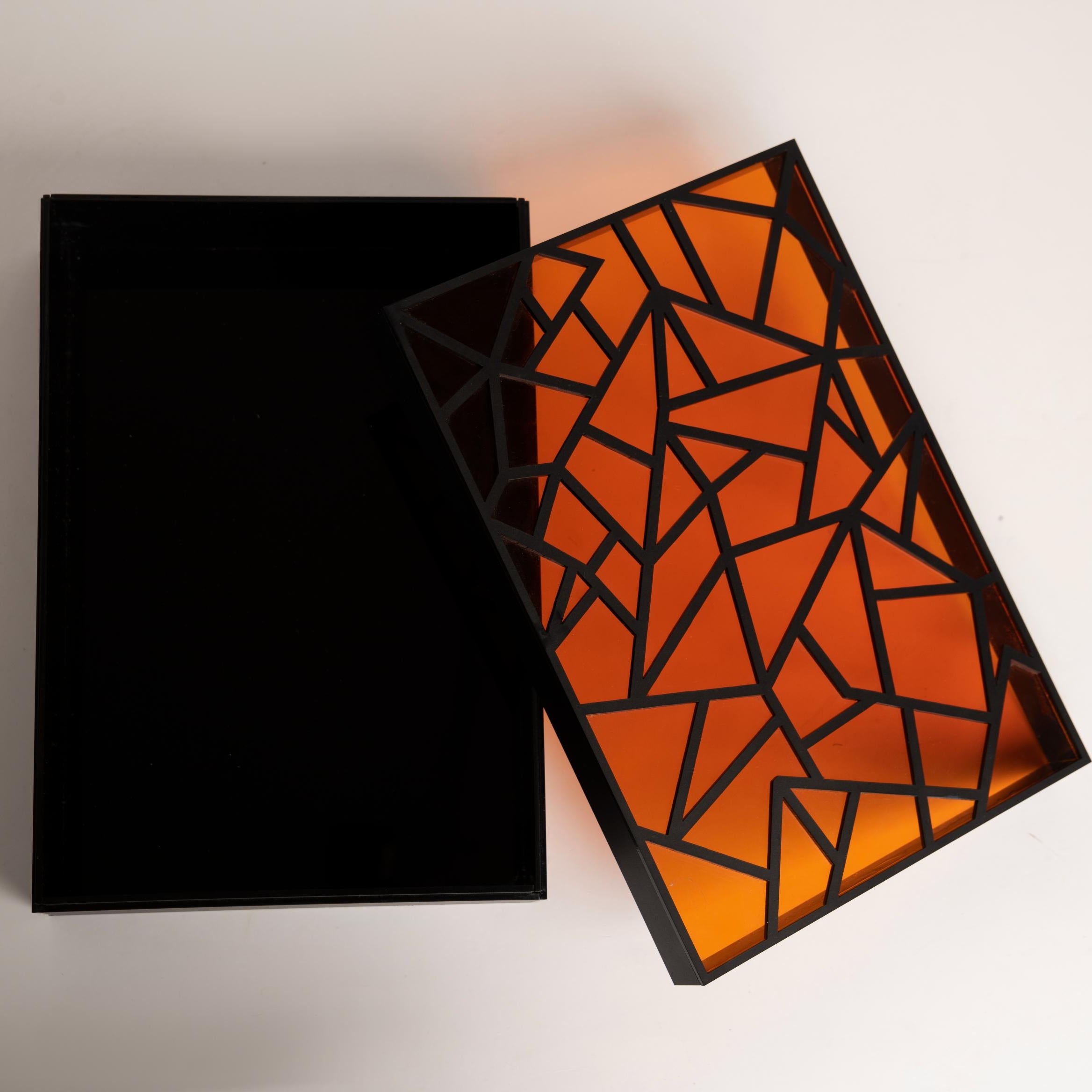 Spacious interior of luxury gift box for premium gifting