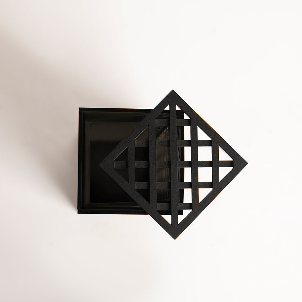 Open top view displaying interior space