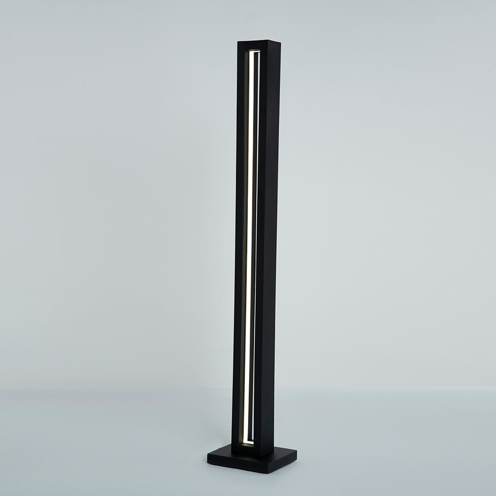 Front view of Corner Lamp Inside Glow with vertical profile and subtle inner lighting