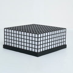 Angled shot highlighting depth and lighting effect