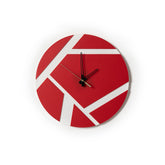 Red Axis Wall Clock