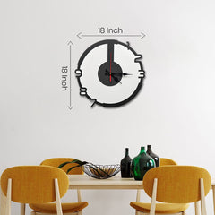 Hollow Number Clock