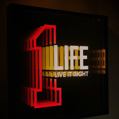 1 Life. Make It Count– huge, unstoppable