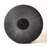 Nova Dial Clock – premium black and white wall clock design