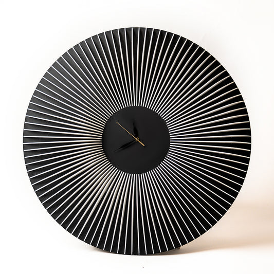 Nova Dial Clock – premium black and white wall clock design