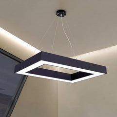 Square Ring Shape Customized Profile Hanging Light