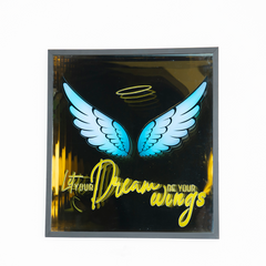 Front shot of Dream Infinity Mirror with full LED light tunnel