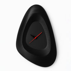 Dune Clock -Oversized luxury wall clock, 32.5x19.5 inches, modern premium decor piece for elegant interiors