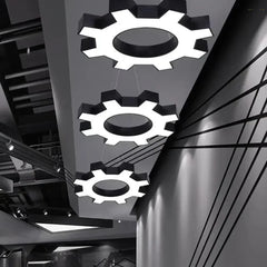 Gear Ring Shape Customized Profile Hanging Light