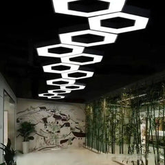Hexagon / Honeycomb Shape Customized Profile Hanging Light