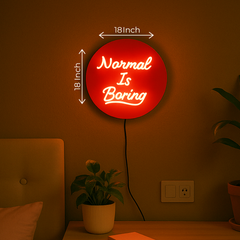 Normal Is Boring Wall Hanging – Luxury Decor