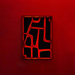 Modern Abstract VantaGlow Wall Art Panel