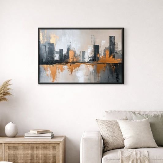 Abstract Cityscape Painting
