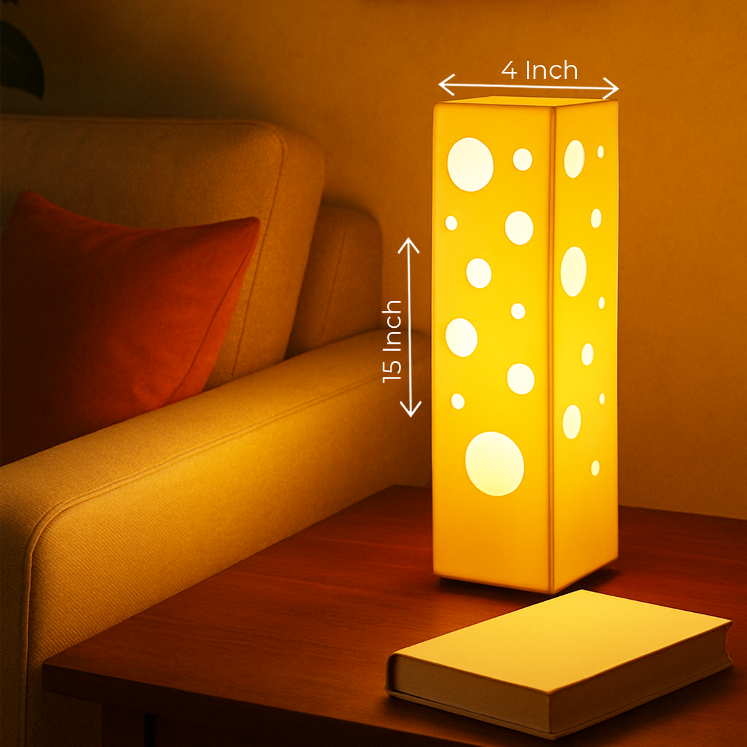 Angled perspective highlighting the sphere's shape and base