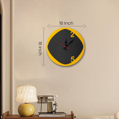 Black Orbit Wall Clock