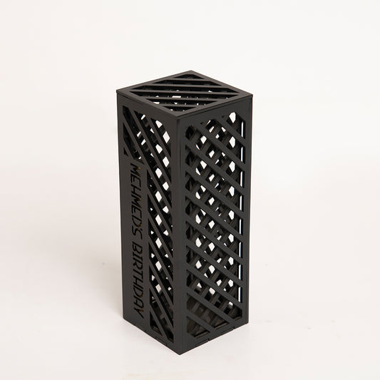 Angled view showing box depth and structure