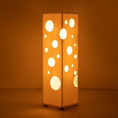 Angled perspective highlighting the sphere's shape and base