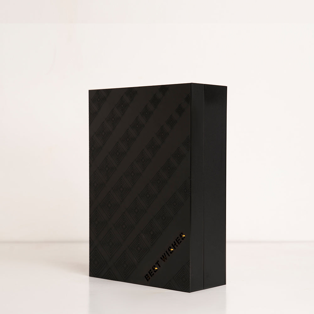  Elegant angle showing the depth and detail of engraved gift box