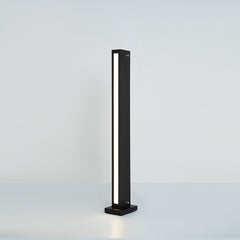 Angled shot showing how the lamp fits neatly into a corner