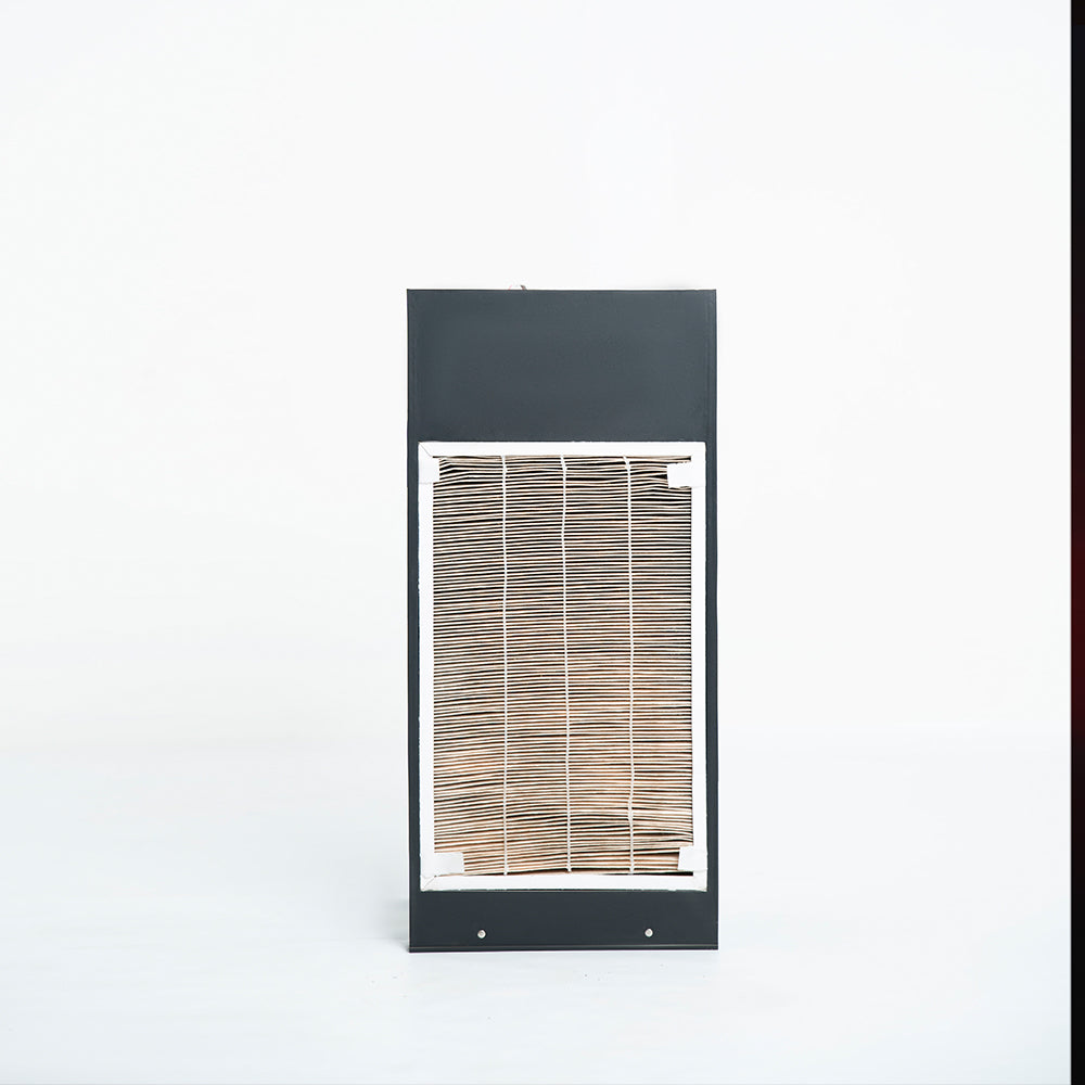 backside view of Air Purifier with digital display panel