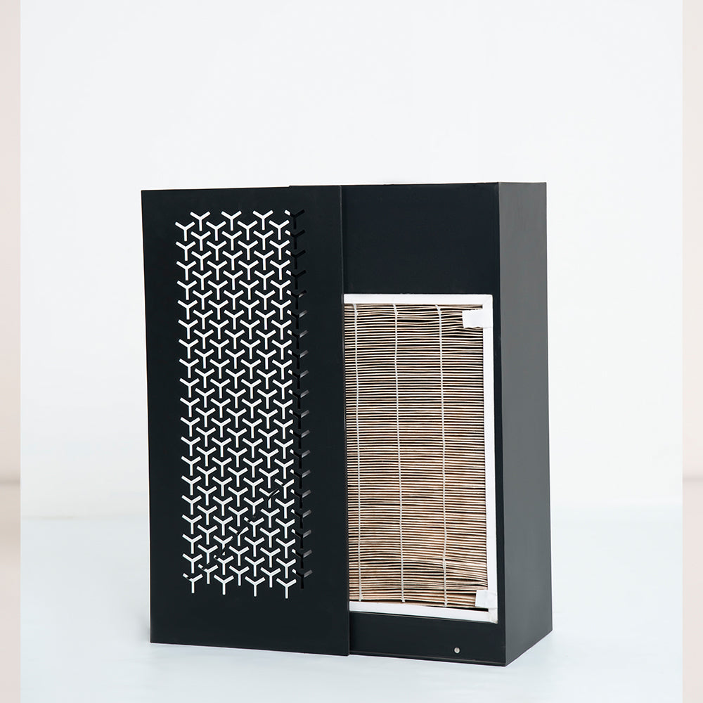 front view showing vent placement and controls