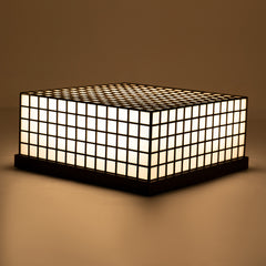 Angled shot highlighting depth and lighting effect