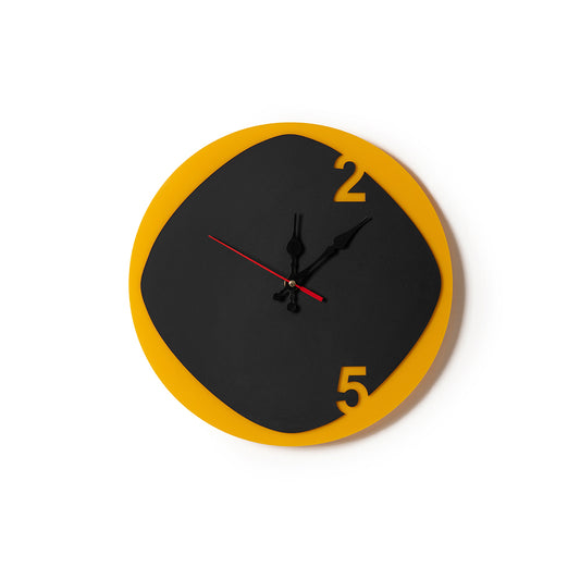 Black Orbit Wall Clock