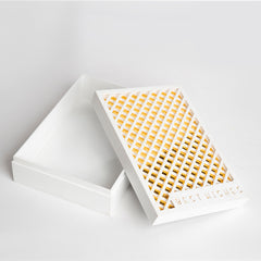 Open view showcasing spacious interior of luxury gift box