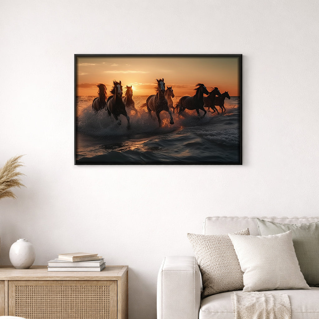 Herd of Horses Galloping Gallop & Grace