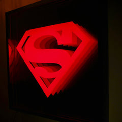 Superman Infinity Lamp – Infinite Mirror – Luxury Decor