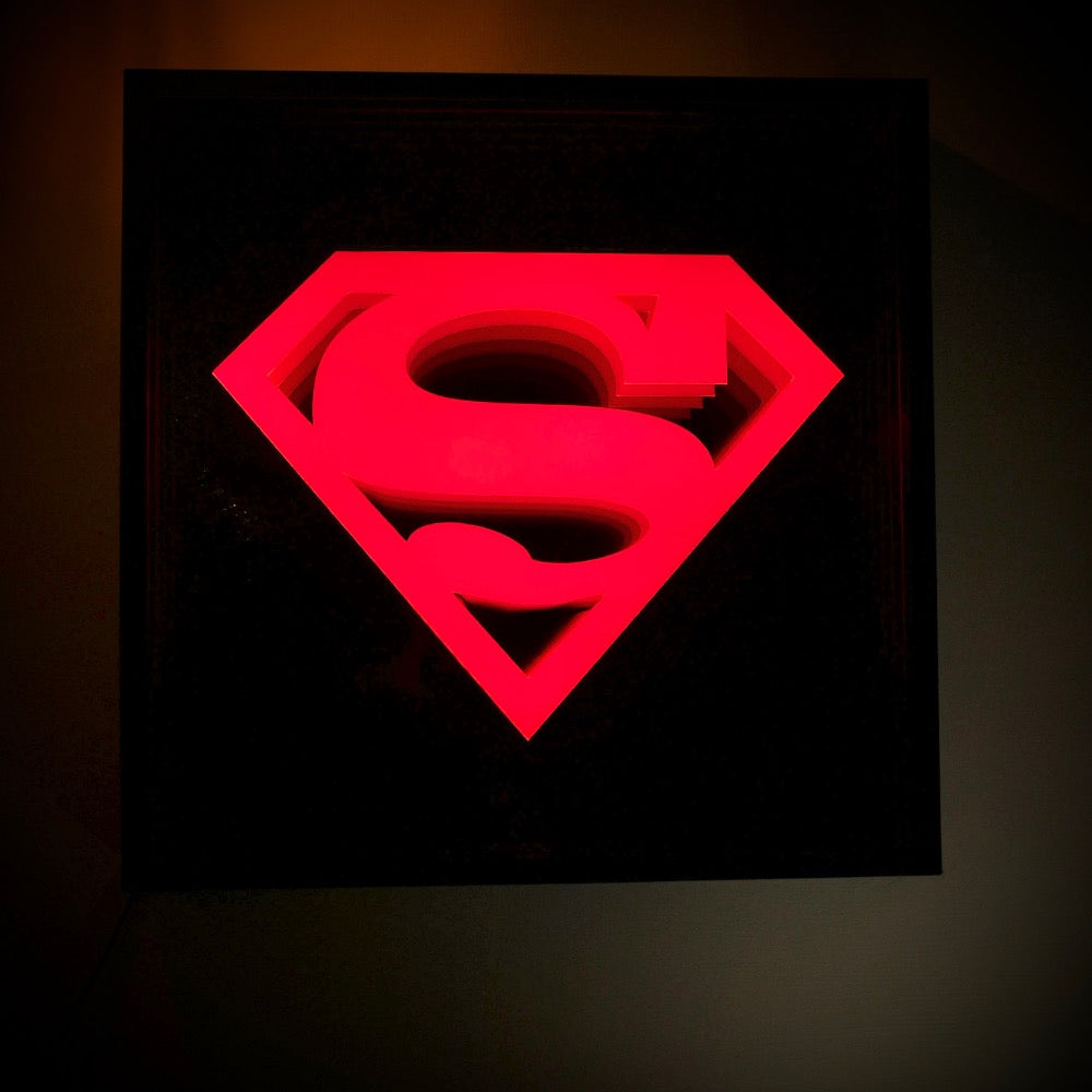 Superman Infinity Lamp – Infinite Mirror – Luxury Decor