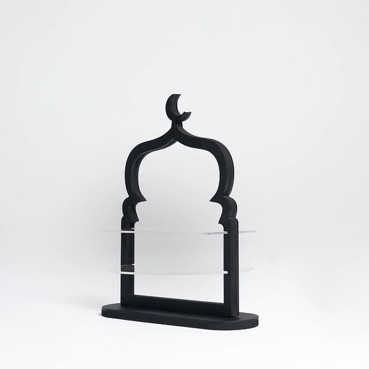 Islamic Crescent Arch Acrylic Serving Stand