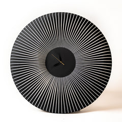 Nova Dial Clock – premium black and white wall clock design