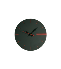 Black Ember Wall Clock