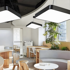 Solid Square Shape Customized Profile Hanging LED Light