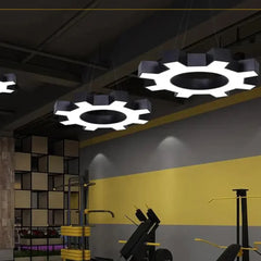 Gear Ring Shape Customized Profile Hanging Light